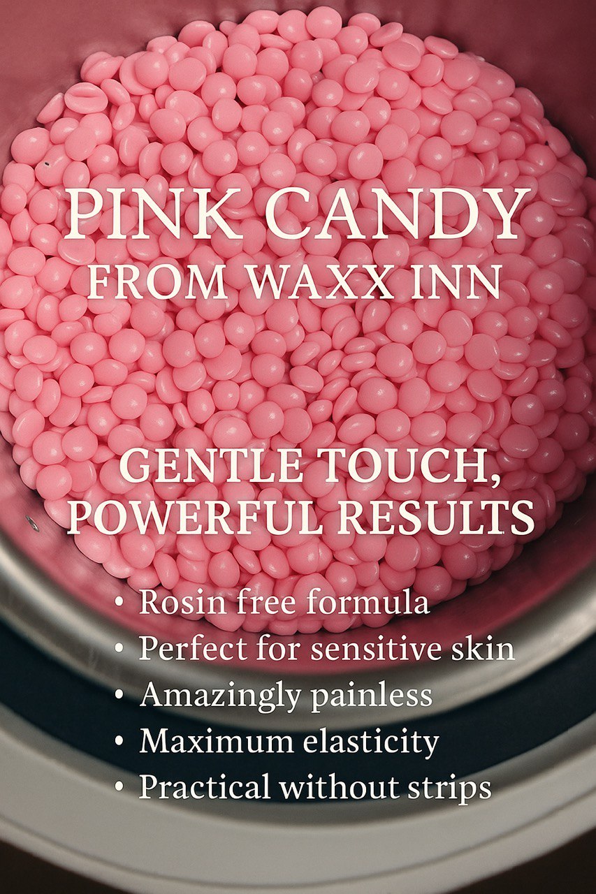 Pink Candy Hard Wax Beads 1kg – Stripless Hot Wax for Sensitive Skin