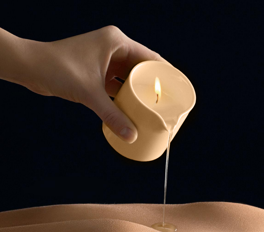 Massage Candle - Mandarin & Sandalwood Scented